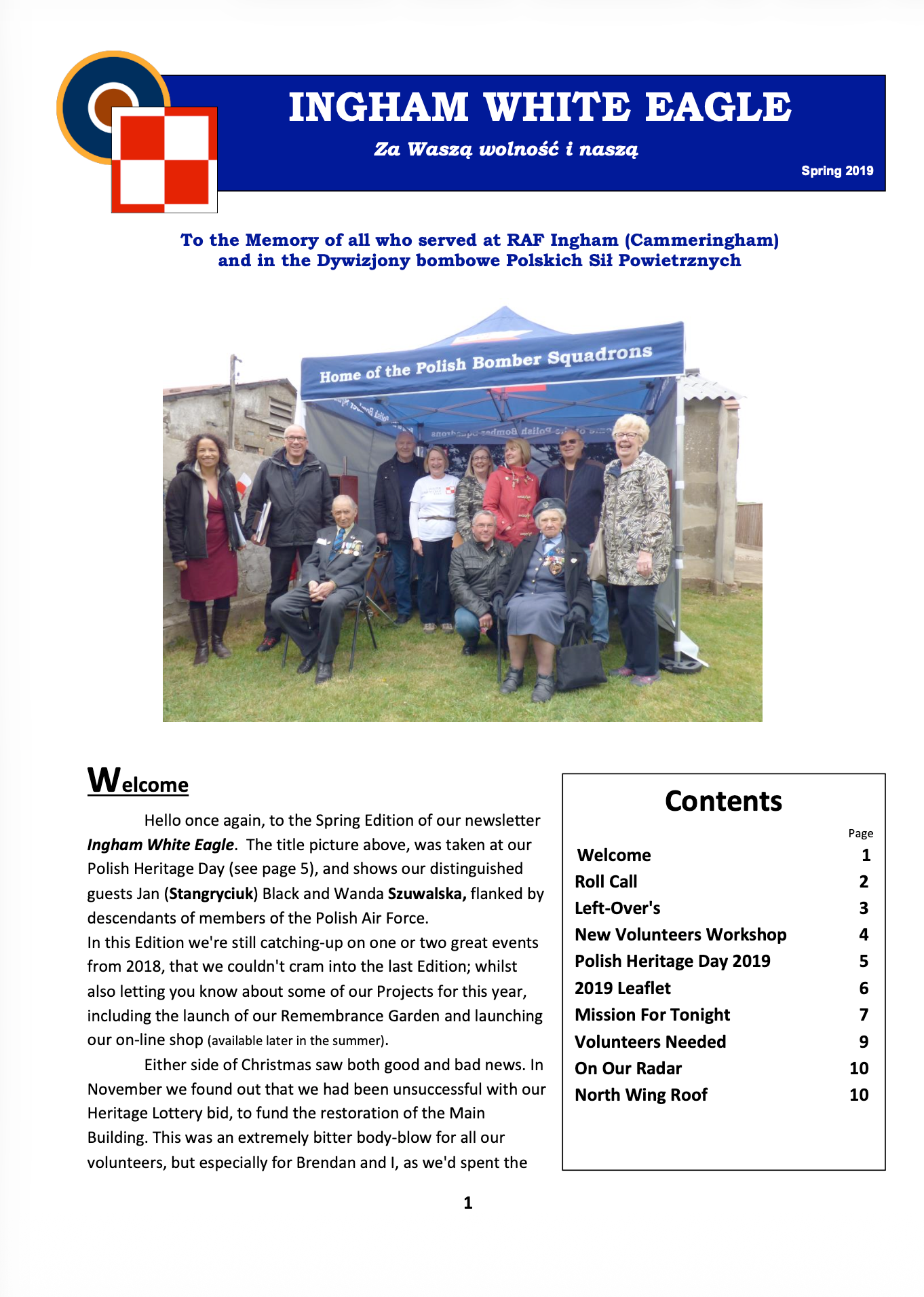 White Eagle Spring 2019