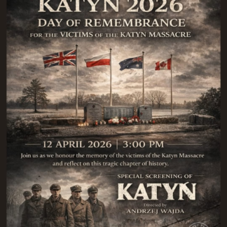 Katyń Memorial Day — RAF Ingham Heritage Centre - Sunday, 12 April 3:30 PM - SOLD OUT!!!